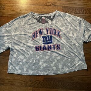 Teen crop top New York giants. New with tags